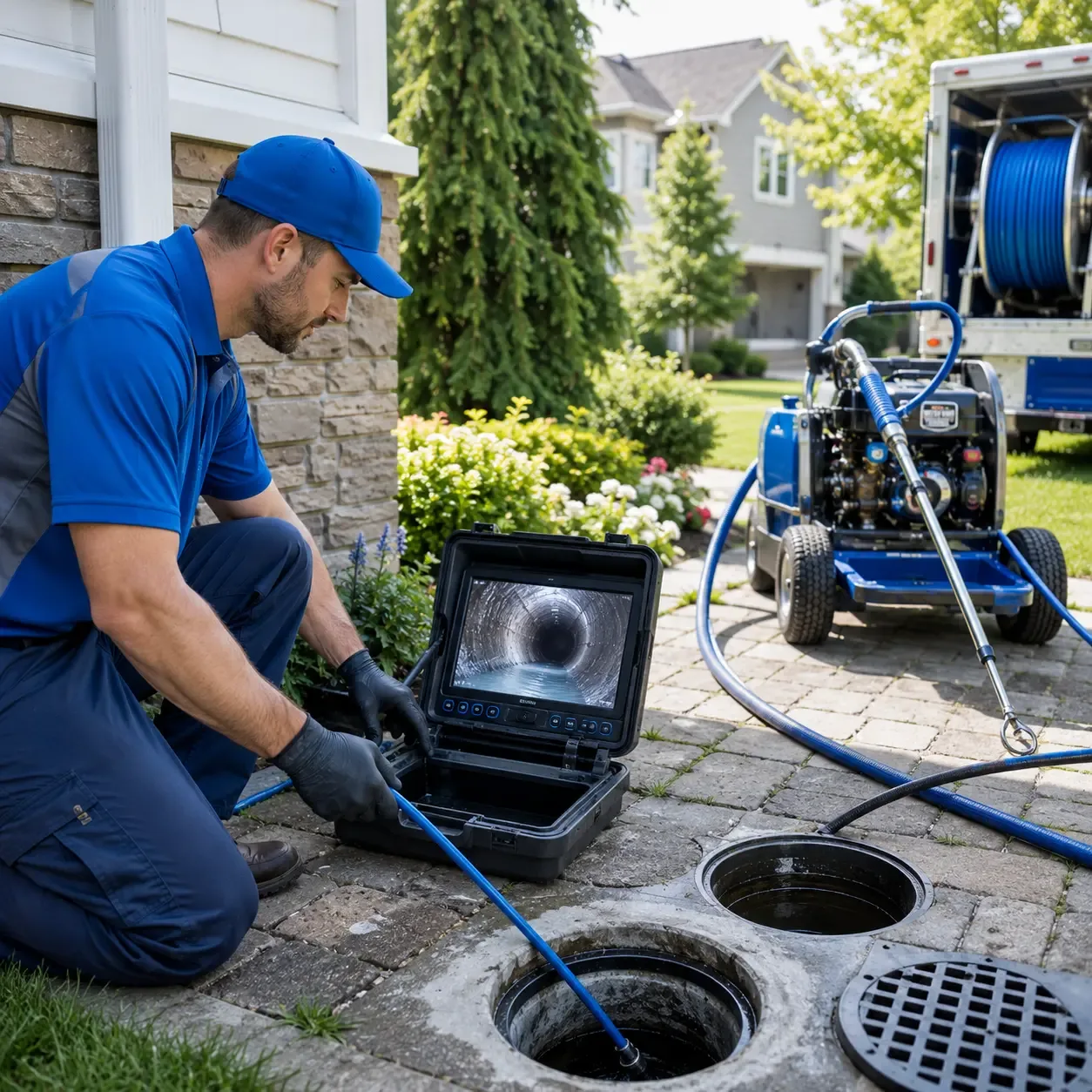 Outdoor drain cleaning professionals serving Garden, MI